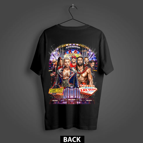 WrestleMania 41 Las Vegas Showdown Premium Oversized T-Shirt (Unisex)