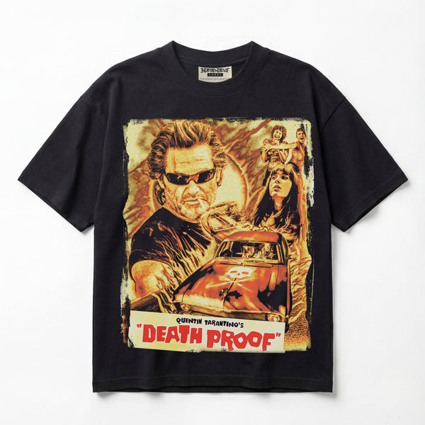 Death Proof Quentin Tarantino Retro Grindhouse Movie Premium Oversized T-Shirt (Unisex)