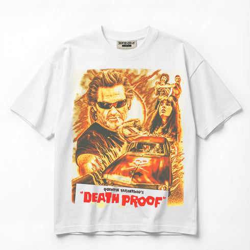 Death Proof Quentin Tarantino Retro Grindhouse Movie Premium Oversized T-Shirt (Unisex)