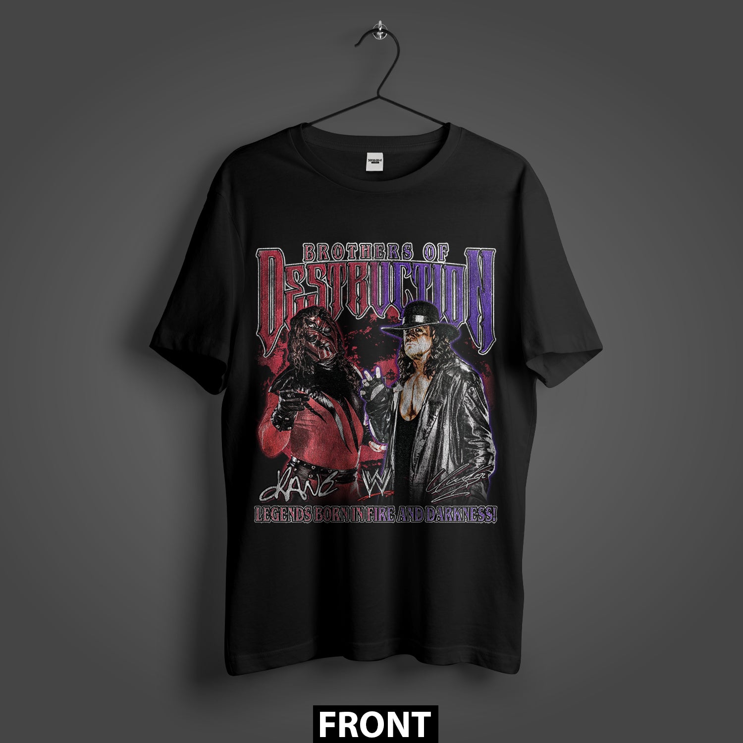 Kane & The Undertaker Brothers of Destruction Premium Oversized T