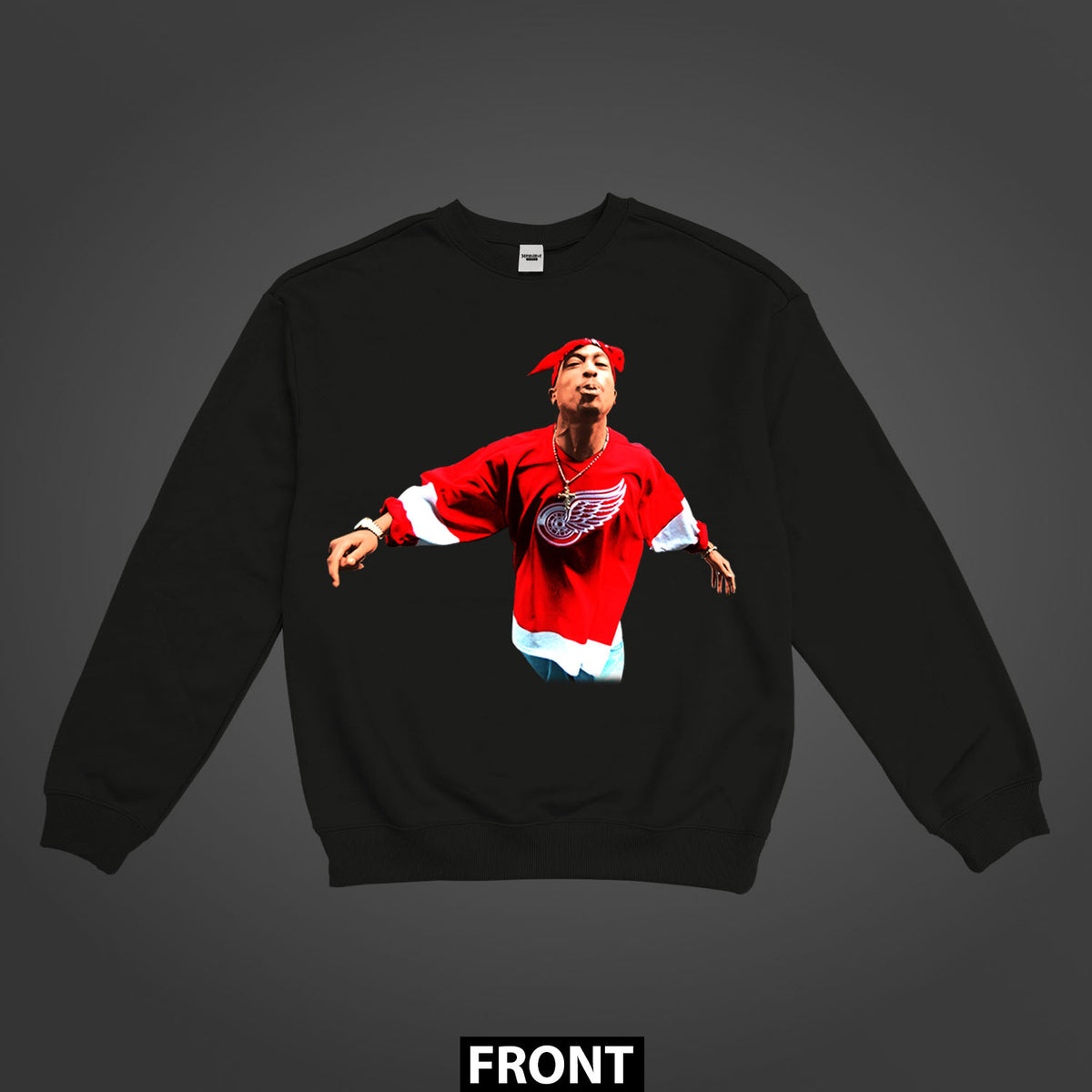 Tupac Shakur Red Wings ’94 Premium Sweatshirt (Unisex) – Independent Label